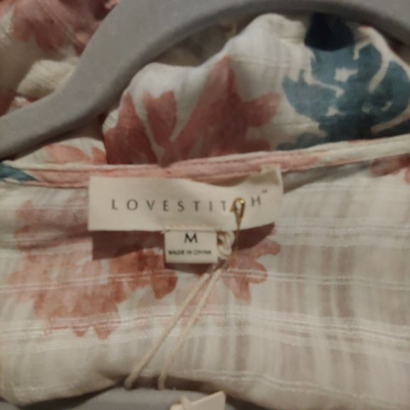 NWT Lovestich floral boho wrap with autumn colors amd slip dress Medium - Picture 15 of 16